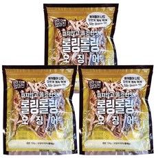 롤링 롤링 오징어, 3개, 150g
