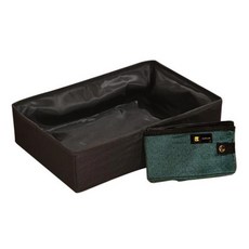 便攜摺疊防水貓砂盆, 灰色, 1個