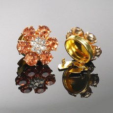 2PCS 커프스 단추 셔츠 커버 의류 링크 슬리브 라인 커프 여성 남성 블라인드 럭셔리 ACCESSORIE, orange