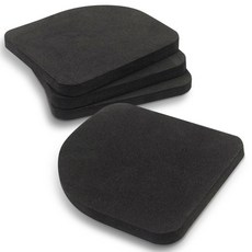 진동방지 패드 4P 소음방지 고무받침 충격 진동 흡수 압축스펀지 소음 고무받침 런닝머신 가전제품 방지 dew+93329md