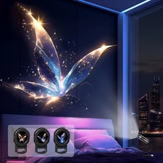 LED USB 라이트 조명 프로젝션 크리스마스 조정 위한 패턴 축제 4개 가능한 장식을, 04 ocean-3pcs-Patterns