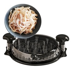닭가슴살 찢기 슬라이서 고기 찢는 기구 야채다지기 닭가슴살분리기, 블랙, 2개
