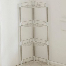 모서리 코너 선반 4단 진열대 욕실 코너 선반 정리 스텐mrk94qWR