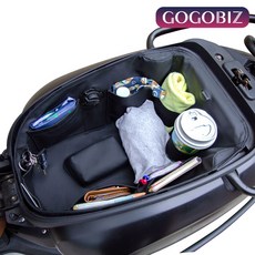 GOGOBIZ 車廂內襯置物袋 多口袋PU皮革收納袋, 黑