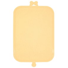 네오실리 국산 프리미엄 실리콘 걸이형 양면 도마, 1개, 버터옐로우