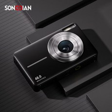 SONOIAN 4800萬像素16倍光學變焦輕巧數位相機, 星际黑（无内存卡）