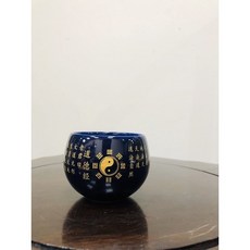 道教陶瓷敬茶杯 道德經供杯 淨水杯 120ml 高5.5公分 口徑6公分, 1個