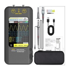 전자 테스트를 위한 충전식 배터리 3.98인치 TFT 터치 디스플레이가 장착된 휴대용 50MHz 이중 채널 오실로스코프