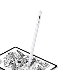 USAMS 防誤觸電容筆 觸控筆 繪圖筆 適用於 iPad Air Pro Apple Pencil, 1個, 【升級版】