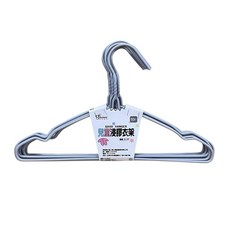 兒童浸膠衣架10入 兒童衣架 吊衣架 曬衣架, 灰色, 1個