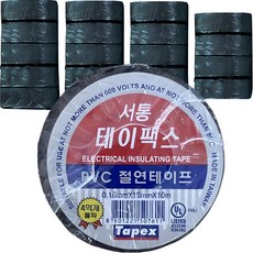 Seotong Tapex 電氣絕緣膠帶 19mm x 10M, 20個