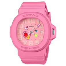 CASIO 卡西歐 BABY-G 女款俏皮愛心繫列樹脂腕錶 BGA-10-4AJF