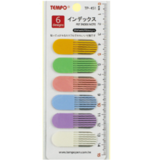 TEMPO 節奏線條索引標貼 TP-451, 1個