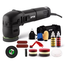 SPTA 75mm 100V 2000-5500RPM 폴리셔 소형 랜덤 오비탈식 6단 변속 항정 회전 속도, 1개