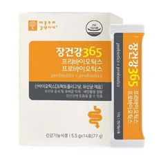 장건강365 프로바이오틱스 신바이오틱스 배변활동원활 프락토올리고당 임산부 14포, 1개
