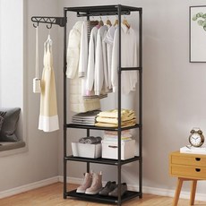 공간최적화 편리한수납 시스템 행거 드레스룸 옷장, 노멀 그레이