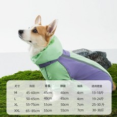 HIPIPET 四腳防水雨衣, 塞倫紫, 1套