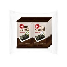 해농 미니도시락김 2g 10봉 짜지않은 조미김, 10개