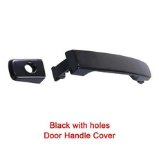 나바라 동남아시아 호주 버전 액세서리용 자동차 도어 핸들 커버 블랙 구멍, 기본, 1. Black with holes