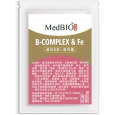 MedBIO 酵母B群+專利鐵, 1個, 6入試吃包