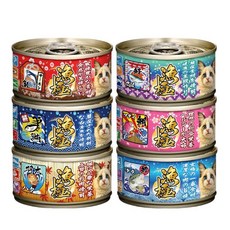 日本 AkikA 漁極 主食貓罐 80g 160g 多罐組 無穀貓罐 貓罐頭, 24個, 隨機混搭