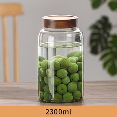 大容量高硼矽玻璃密封罐 果酒釀酒容器 收納罐, 1個