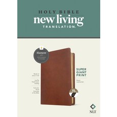 (영문도서) NLT Super Giant Print Bible Filament Enabled Edition (Red Letter Leatherlike Brown Indexed) Imitation Leather, Tyndale House Publishers, English, 9781496458124