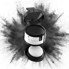 LEWEDO 헤어라인 파우더 24H 얼룩 방지 루트 터치업 헤어 컬러 그레이 커버리지 대머리 스팟 컨실링 섀도우 여성 남성용 자연스러운 룩 라이트 브라운 [호환], 블랙, 1