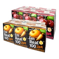 아임리얼100 고농축 120ml (6팩) 1개씩 타트체리 + 배도라지