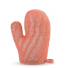 TPU 벌집 때밀이 장갑, 1개, 1개입, 핑크색 벌집 샤워장갑