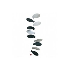 Turning Leaves, 블랙/화이트, 1개