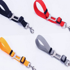 강아지 안전 벨트 애견 차량 버클 반려동물 안전 벨트 목줄 드라이브 이동장 카시트 하네스 리드 용품, 핑크