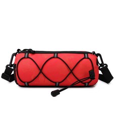 新款騎行包 便攜公路車掛包 戶外山地車收納防水多功能, 橘紅色, 1個