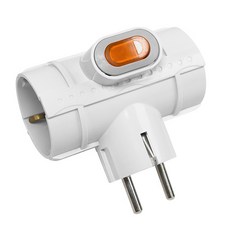 모노케어 3구 T형 멀티탭 어댑터형, 0cm, 1개