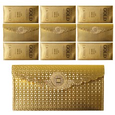 Good Life 零用錢信封 金條鈔票信封, 單一顏色, 10個