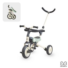 벤트라이크 멀티플 유아 아기 세발자전거 안전가드 포함, 라이트 올리브, 1개