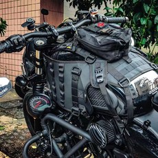 Rhinowalk犀牛漫步油箱包 油箱袋 旅行 檔車 馬鞍包 摩託車油箱包掛載底座全新機能molle進口, 小馬甲+馬鞍, 1個