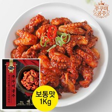 쭈꾸미공주1Kg보통맛 유통과정축소 실속과품격을담은 양념쭈꾸미볶음 캠핑요리 쭈꾸미 밀키트, 1개, 1kg