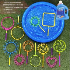 대형비눗방울 버블쇼 비눗방울놀이 행사 야외, F. 대형11개도구+버블풀장+액체, 1개