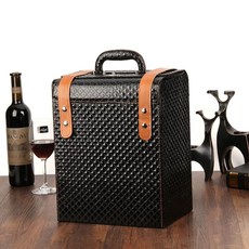 포장 6병 와인병 크리스마스 선물 박스 답례품 포장, 다이아몬드 무늬 6개 세트(606)