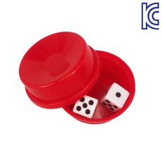 [KC인증 ]JL매직 통에 넣고 흔들면 원하는 숫자가 나오게 하는 마술 원형주사위통, 1세트