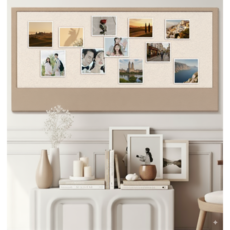 데이엘라 대형 게시판 접착식 코르크 보드 콜크보드 코르크판 학교 어린이집 학원 사무실 메모판, 카멜 40x60