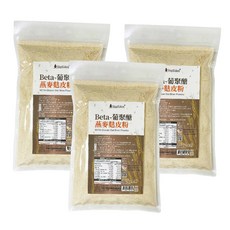 VegEden 葡聚醣燕麥麩皮粉 每100g含12g Beta-葡聚醣 英國全素協會認證, 1個, 3包組