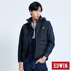 EDWIN 隱藏連帽浮羽纖背心
