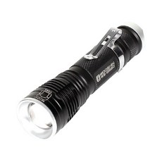 [우신벨로프]SST-40 충전줌라이트 손전등 캠핑등 자전거랜턴 WS-G330, 1개, 블랙