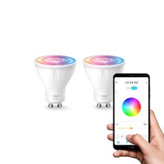 티피링크 Tapo L630 스마트 Wi-Fi 스포트라이트 GU10 / 공식 판매점, 기타색, 2개