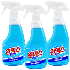 윈덱스 유리세정제 본품 x/유리창 청소, 3개, 500ml