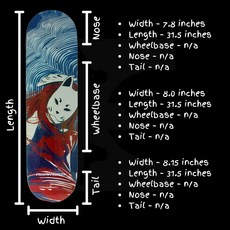 Colours Collectiv 滑板板身, 1個, Kitsune 選手聯名款 8.15