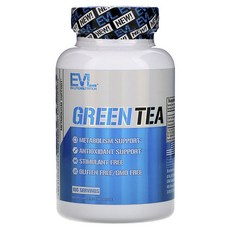 EVLUTIONNUTRITION綠茶膠囊, 1個, 100入