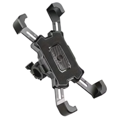 누앤코 오토바이 자전거 핸드폰 거치대 원터치 스마트폰 거치대, 미러형, 블랙